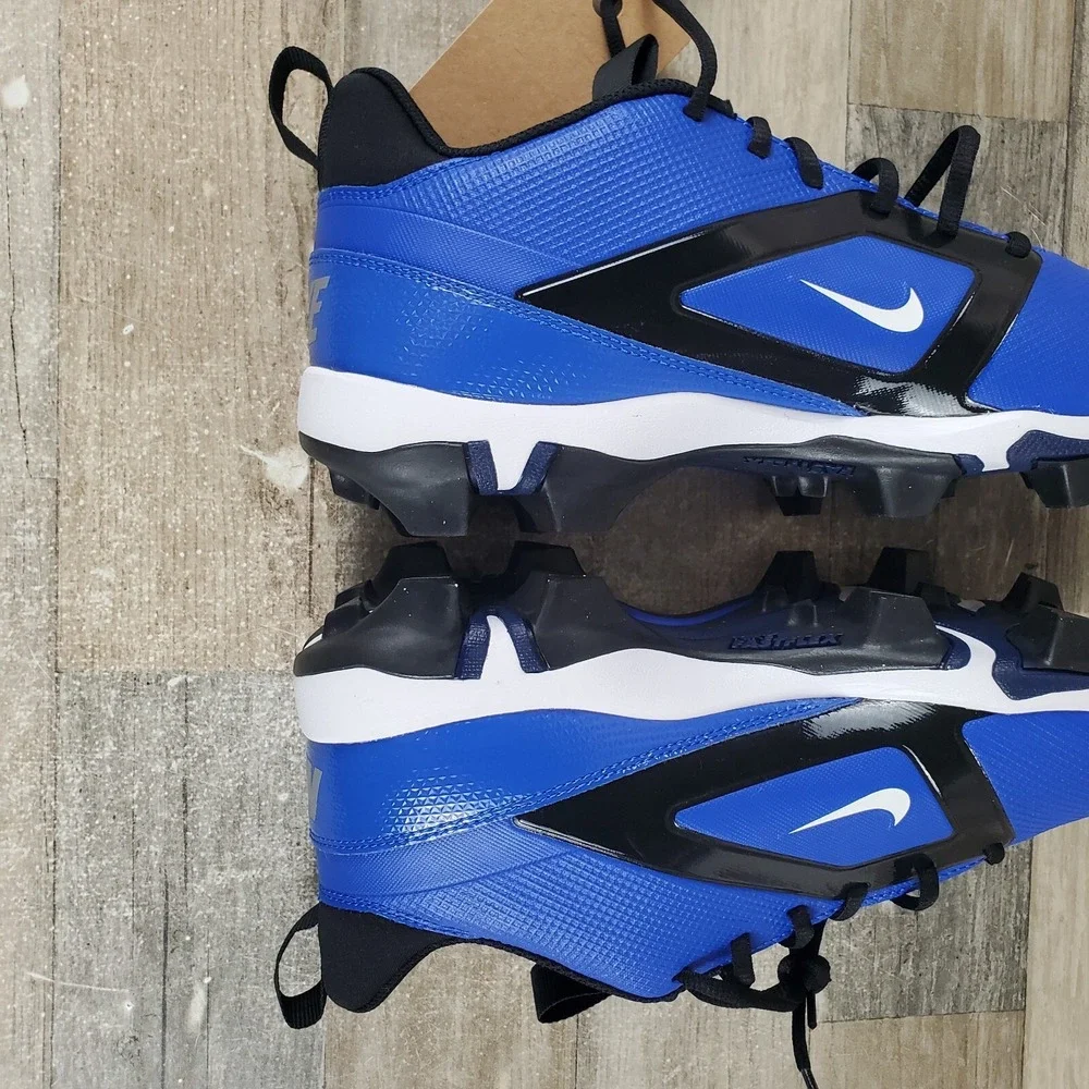 Nike Alpha Menace 4 Shark Mens Shoes Sz 13 Blue‎ Bright White Football Cleats